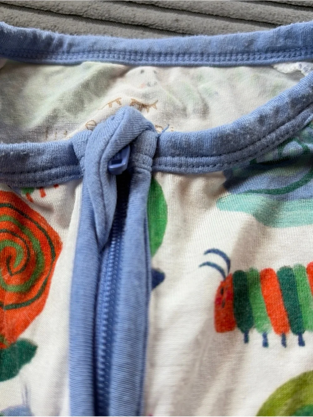 Little Sleepies Shorty Zippy Bundle Unisex Ocean Caterpillar Succulents 6-12 Mo